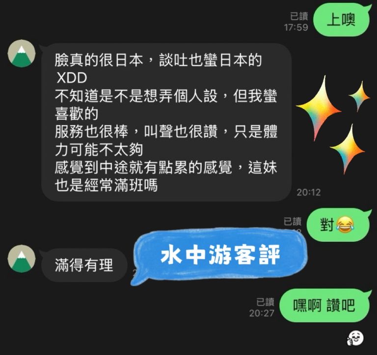 水中游 客評