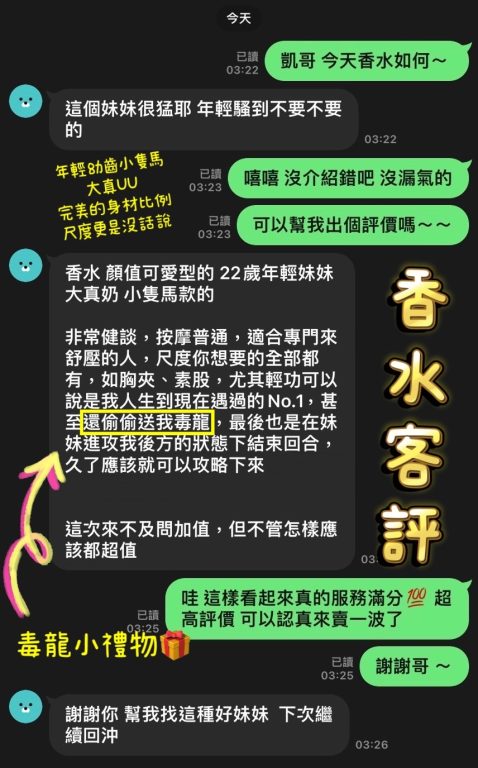香水 客評